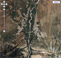 Satellite map preview